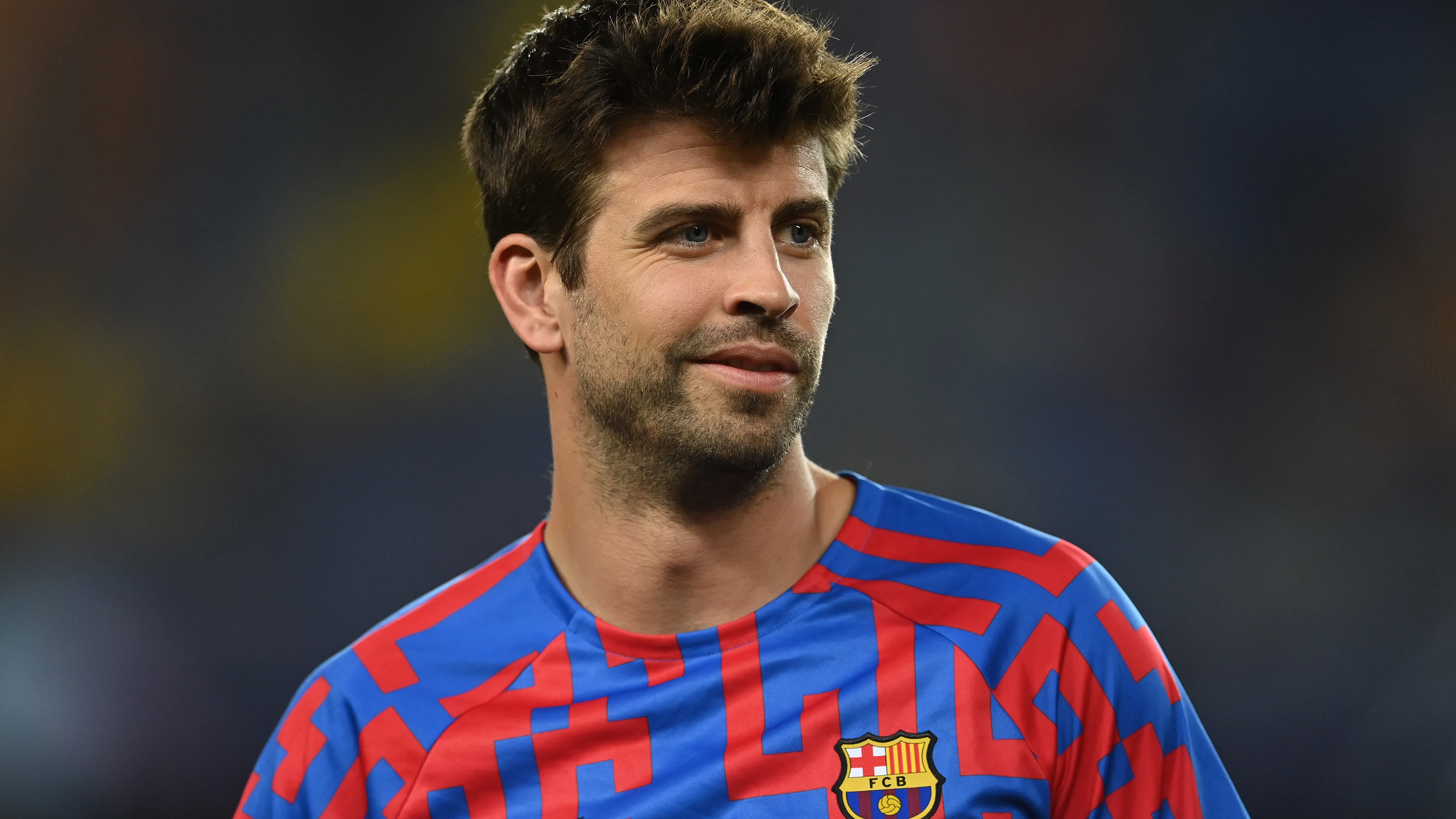 Gerard Piqué, durante un entrenamiento con el Barça Gerard Piqué, durante un entrenamiento con el Barça