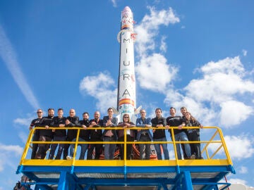 El cohete 'Miura 1' ya está preparado para su lanzamiento desde Huelva