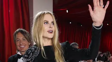 Nicole Kidman con su marido Keith Urban en los Oscar 2023