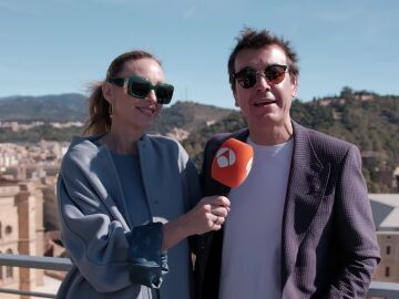 Marta Hazas y Javier Veiga en el Festival de Málaga