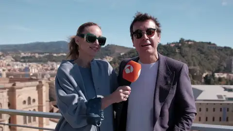 Marta Hazas y Javier Veiga en el Festival de Málaga