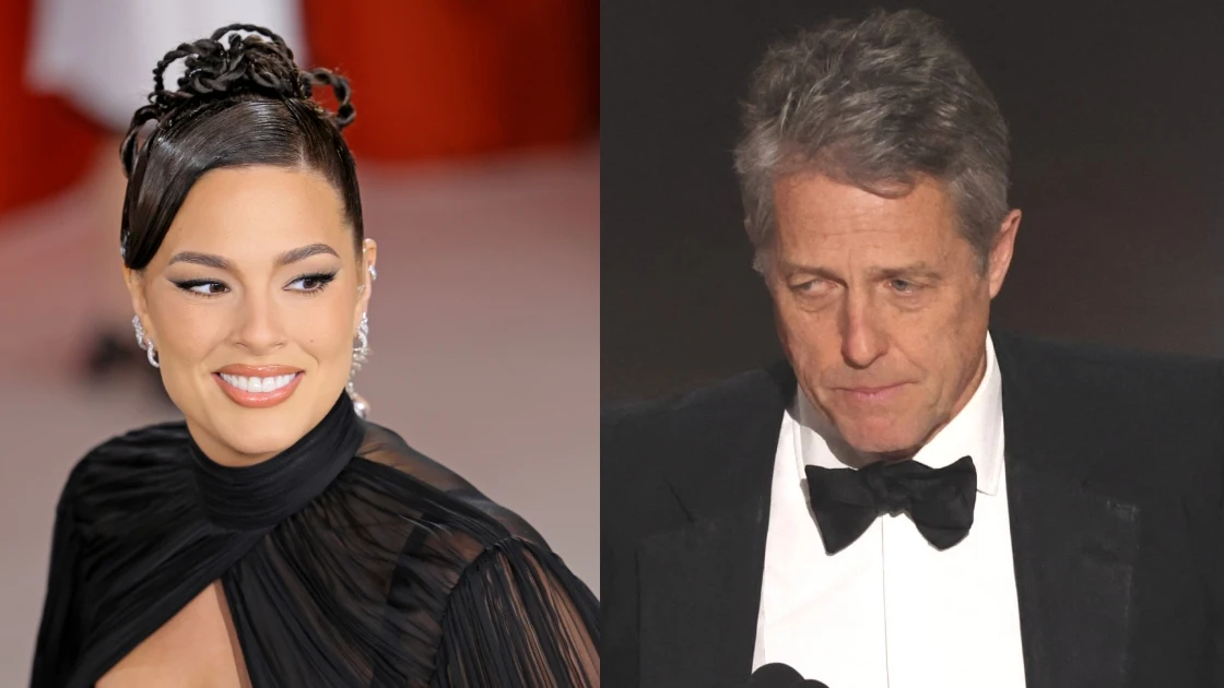 Ashley Graham y Hugh Grant en los Oscar