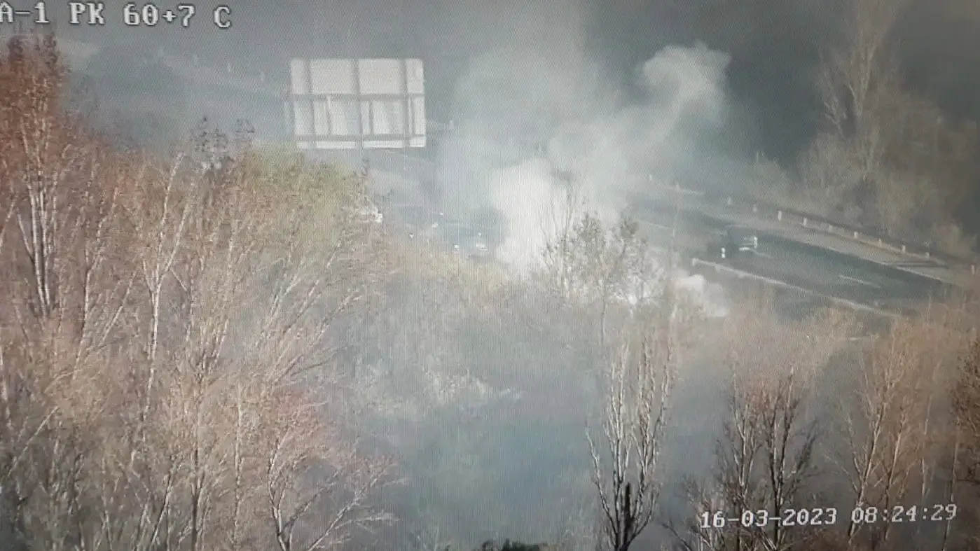 Momento del incendio Momento del incendio