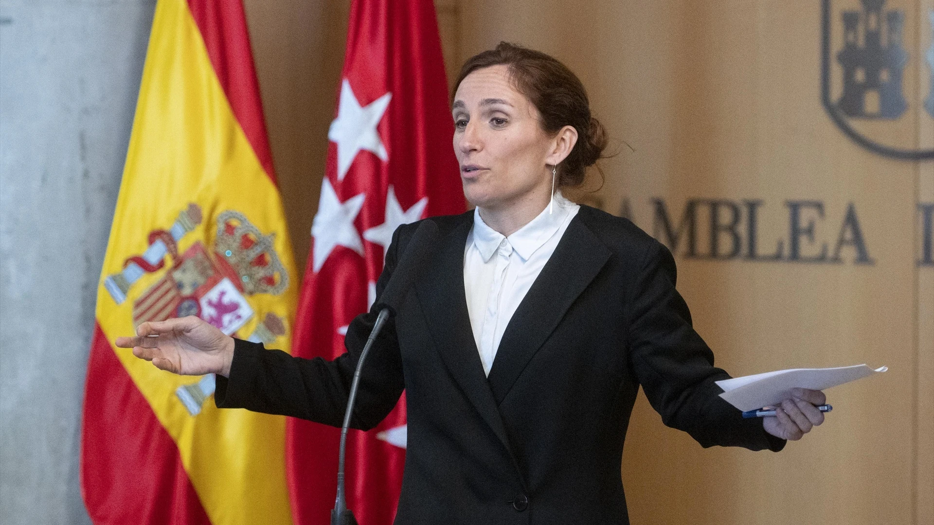 La portavoz de M&aacute;s Madrid en la Asamblea de Madrid, M&oacute;nica Garc&iacute;a