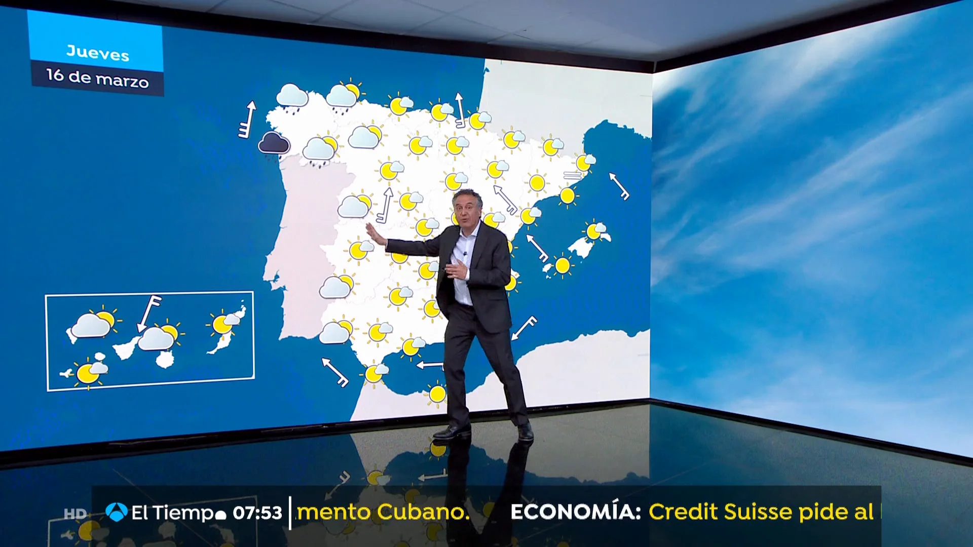 La previsión del tiempo hoy La previsión del tiempo hoy
