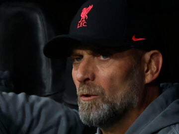Jürgen Klopp, entrenador del Liverpool, en el Santiago Bernabéu