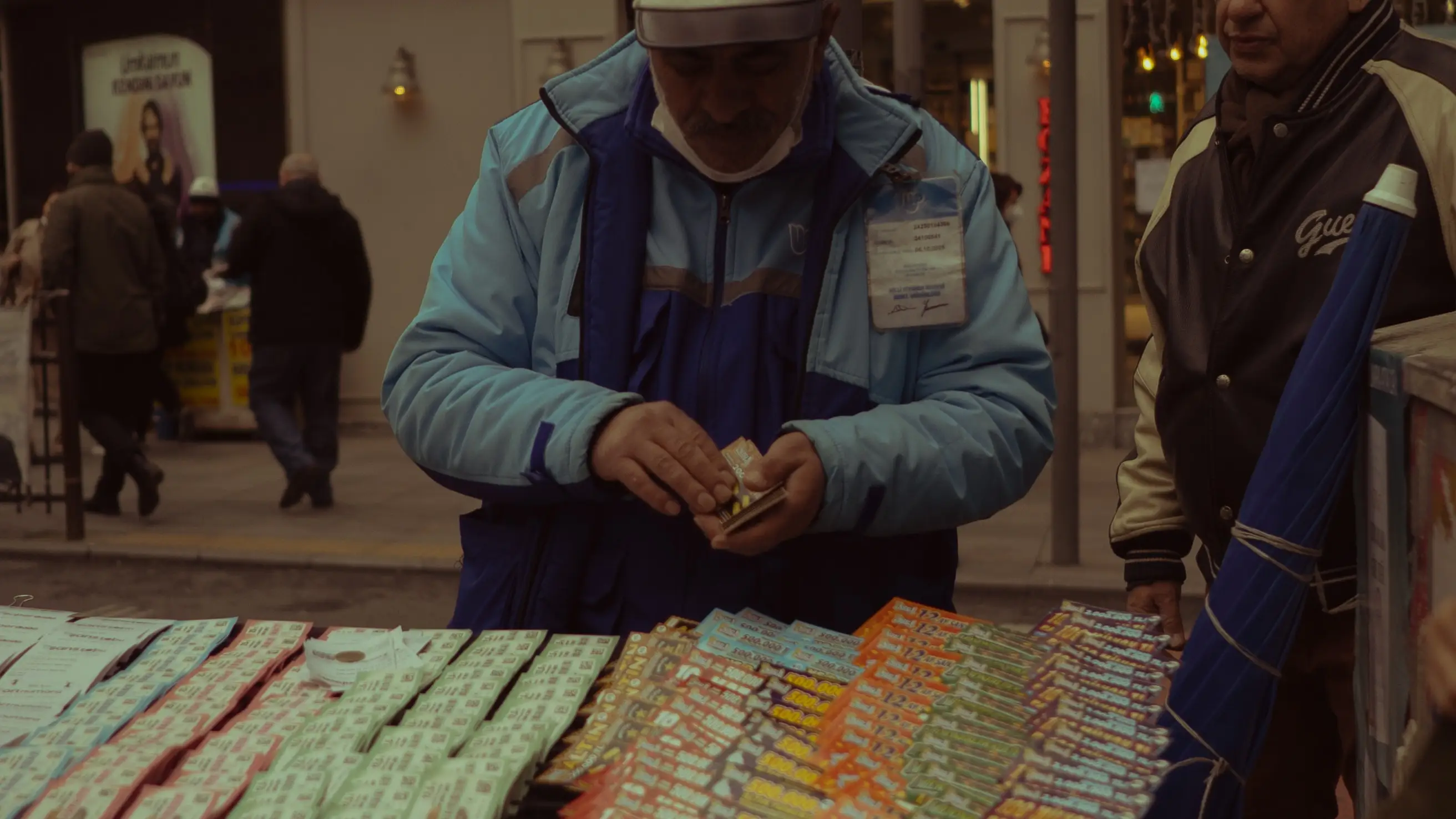 Vendedor de lotería Vendedor de lotería