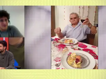 Anciano seguidor de Pasapalabra. Anciano seguidor de Pasapalabra.