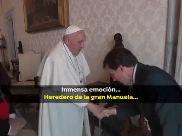El papa Francisco y el alcalde de Madrid