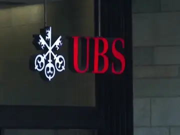Fachada de un banco UBS Fachada de un banco UBS