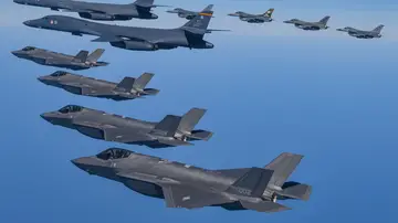Maniobras de las Fuerzas Aéreas de Seúl y Washington Maniobras de las Fuerzas Aéreas de Seúl y Washington