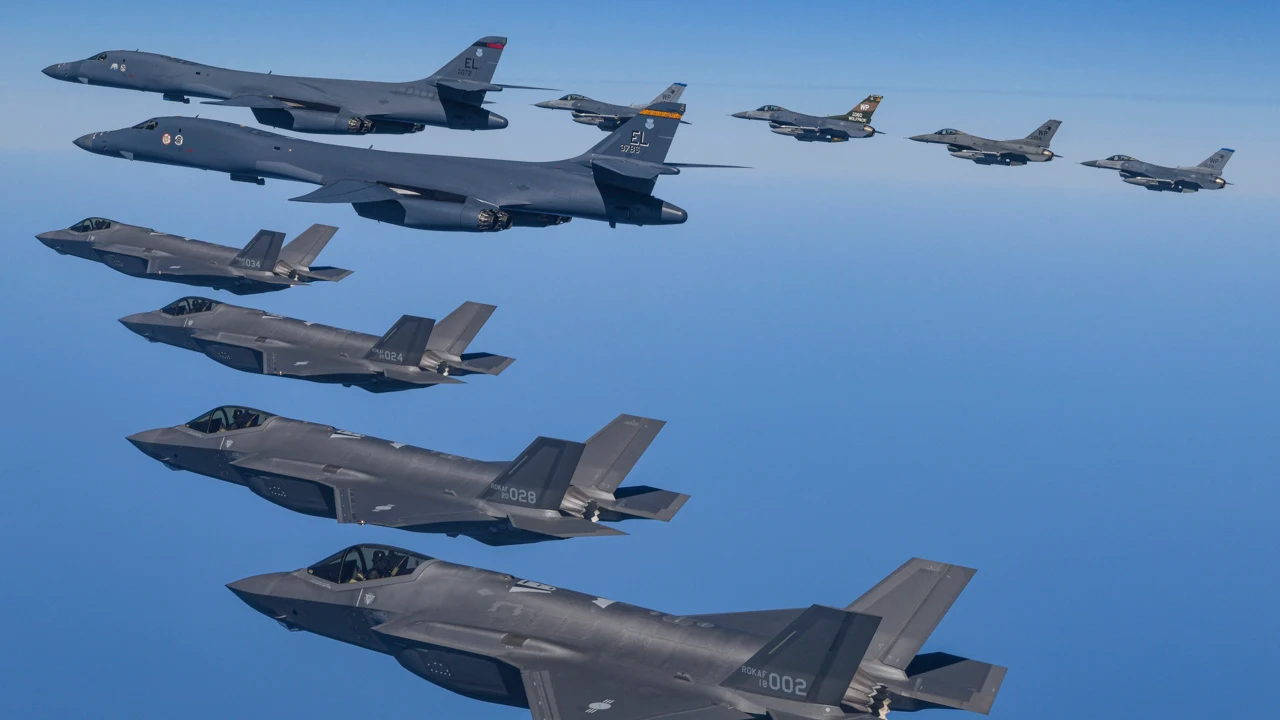 Maniobras de las Fuerzas Aéreas de Seúl y Washington Maniobras de las Fuerzas Aéreas de Seúl y Washington