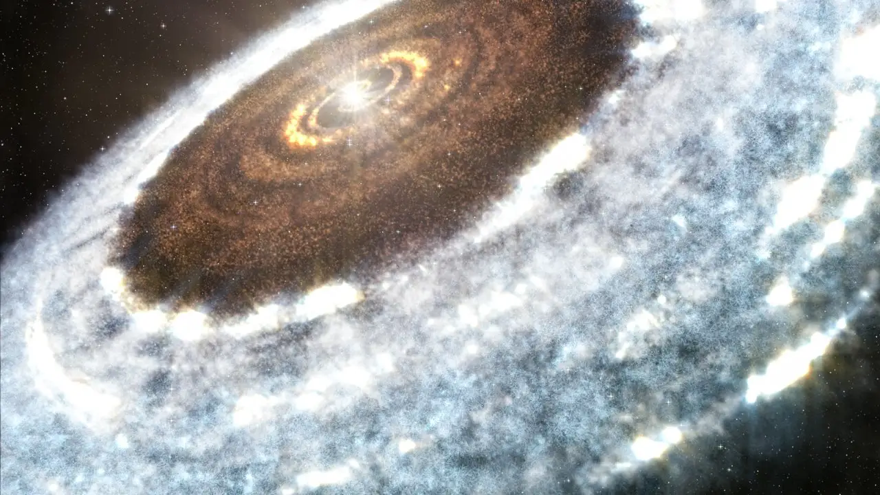 La estrella V883 Orionis La estrella V883 Orionis