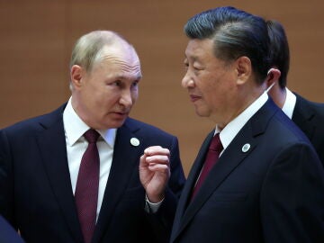 Xi Jinping llega a Rusia