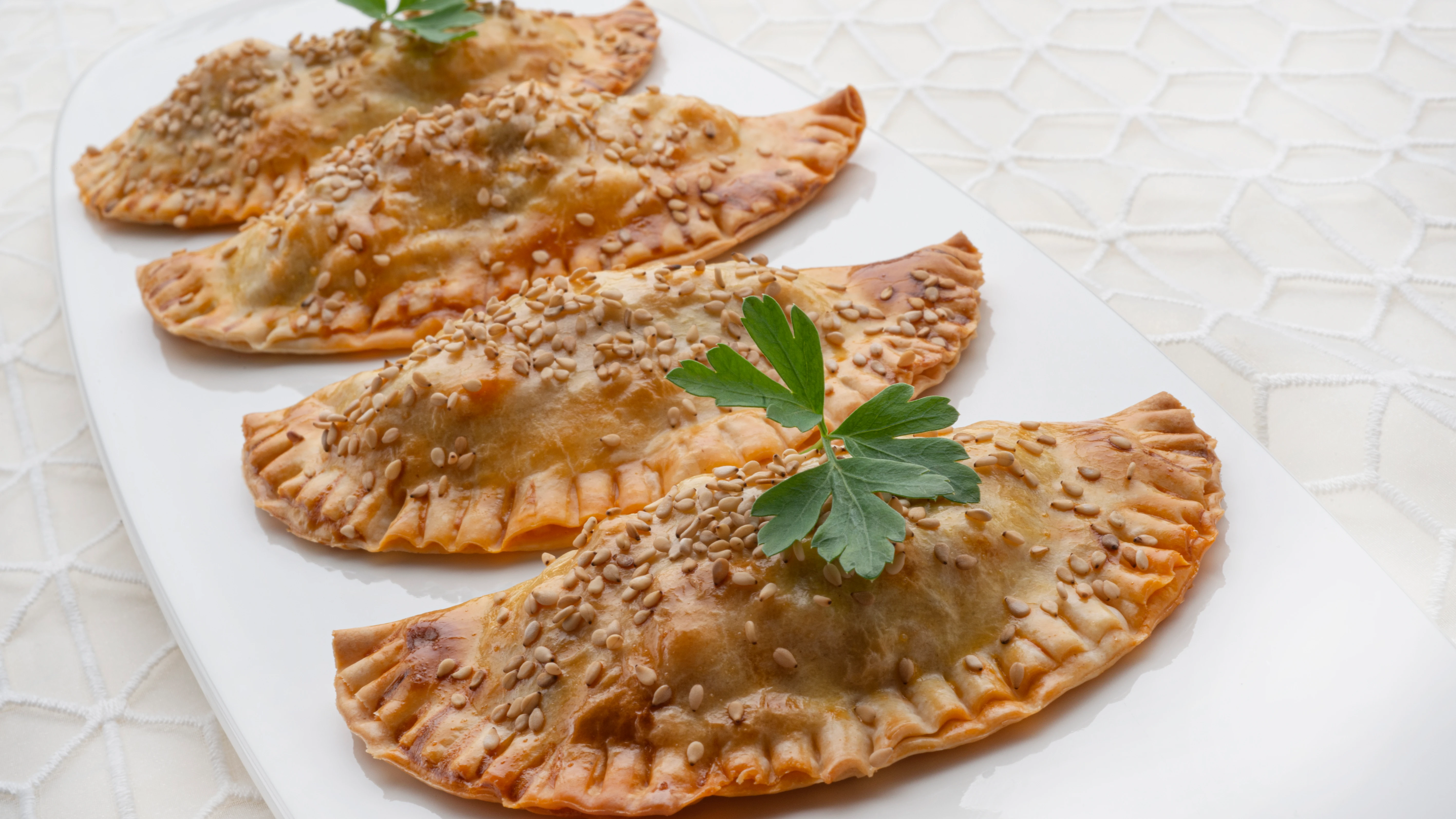 Empanadillas de pollo al curry Empanadillas de pollo al curry