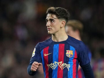 Gavi, en El Clásico contra el Real Madrid