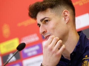 Kepa, en rueda de prensa