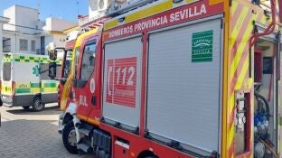 Cami&oacute;n de bomberos de la provincia de Sevilla