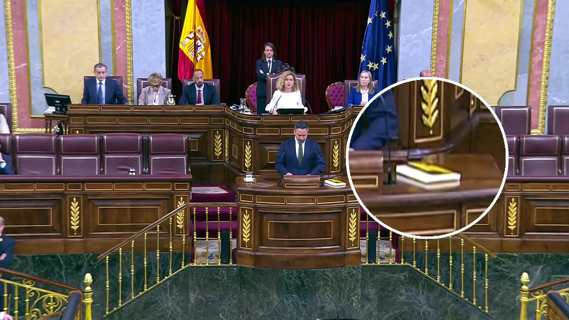 Santiago Abascal en el Congreso Santiago Abascal en el Congreso