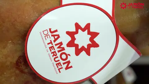 Etiqueta del Jamón de Teruel D.O.P. Etiqueta del Jamón de Teruel D.O.P.