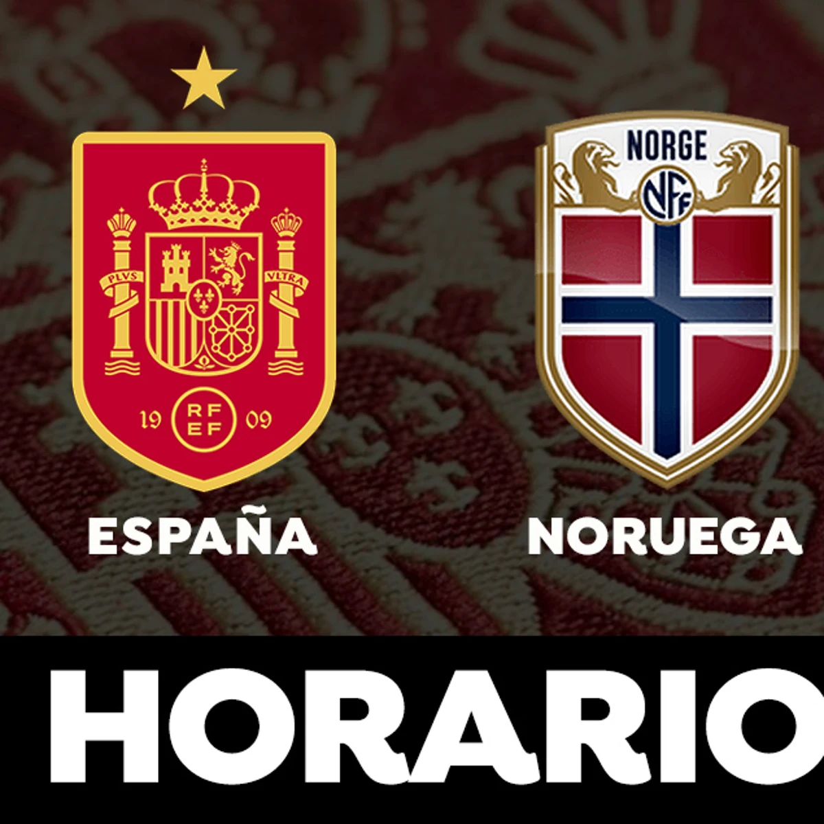 España vs noruega hora