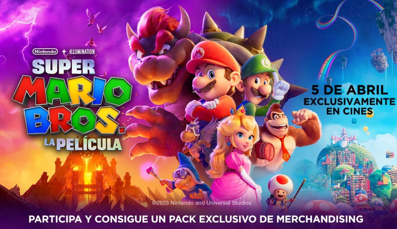 CONCURSO: Consigue un pack de merchandising de 'Super Mario Bros. La Película'