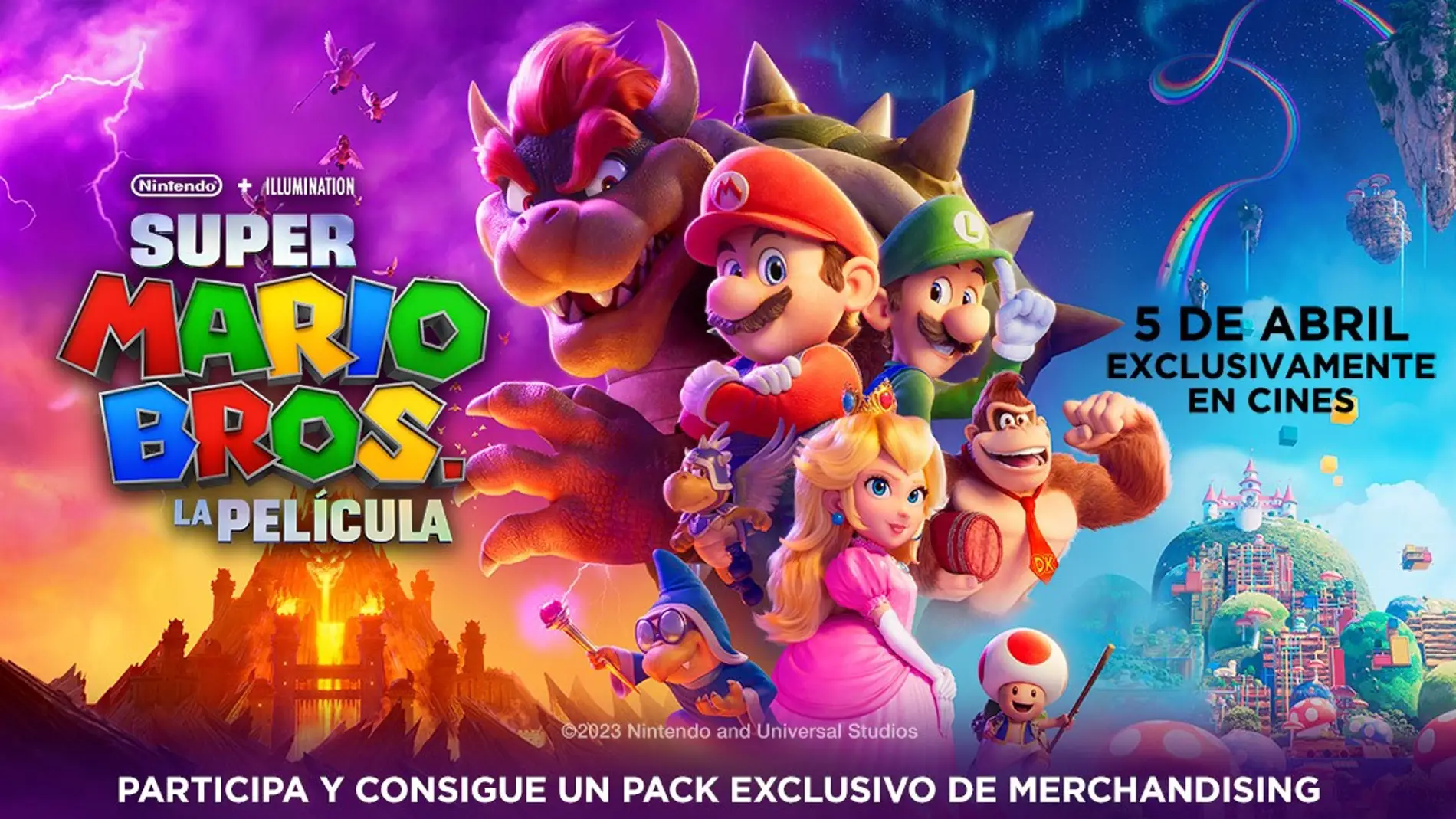 CONCURSO: Consigue un pack de merchandising de &#39;Super Mario Bros. La Película&#39;