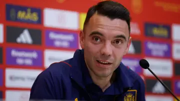 Iago Aspas, en rueda de prensa Iago Aspas, en rueda de prensa