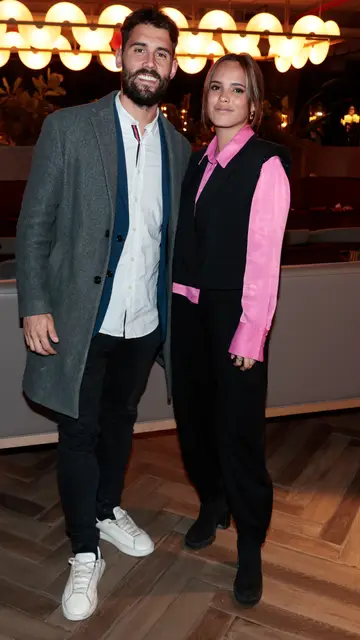 Gloria Camila y su novio David García Gloria Camila y su novio David García