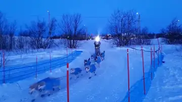 Baltasar Gallardo se queda a las puertas de terminar el mundial de mushing Baltasar Gallardo se queda a las puertas de terminar el mundial de mushing
