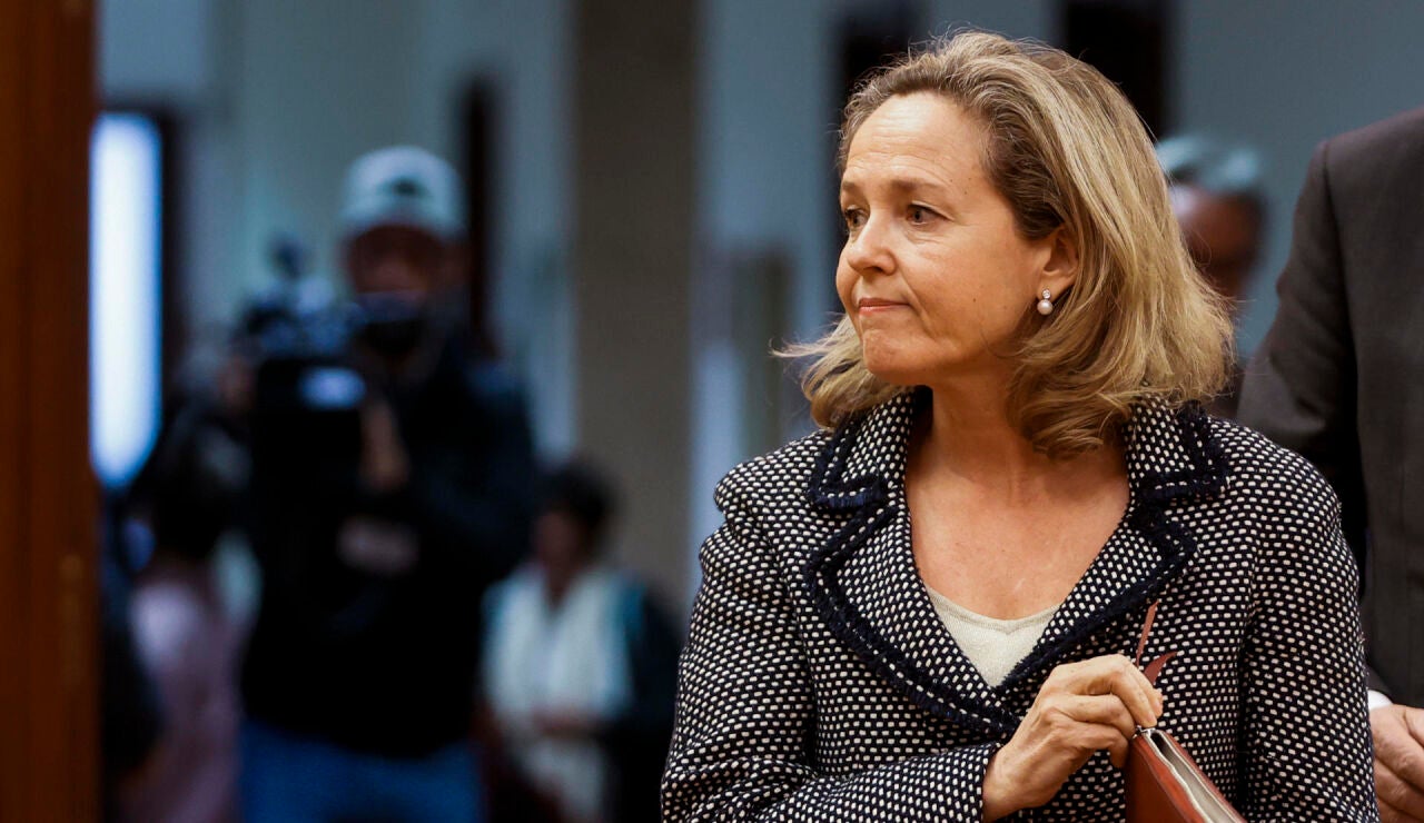 La vicepresidenta primera del Gobierno, Nadia Calviño