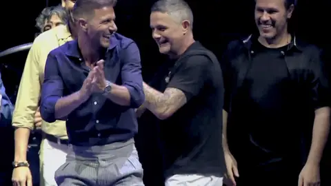 La aparición estelar de Joaquín en el concierto de Alejandro Sanz La aparición estelar de Joaquín en el concierto de Alejandro Sanz