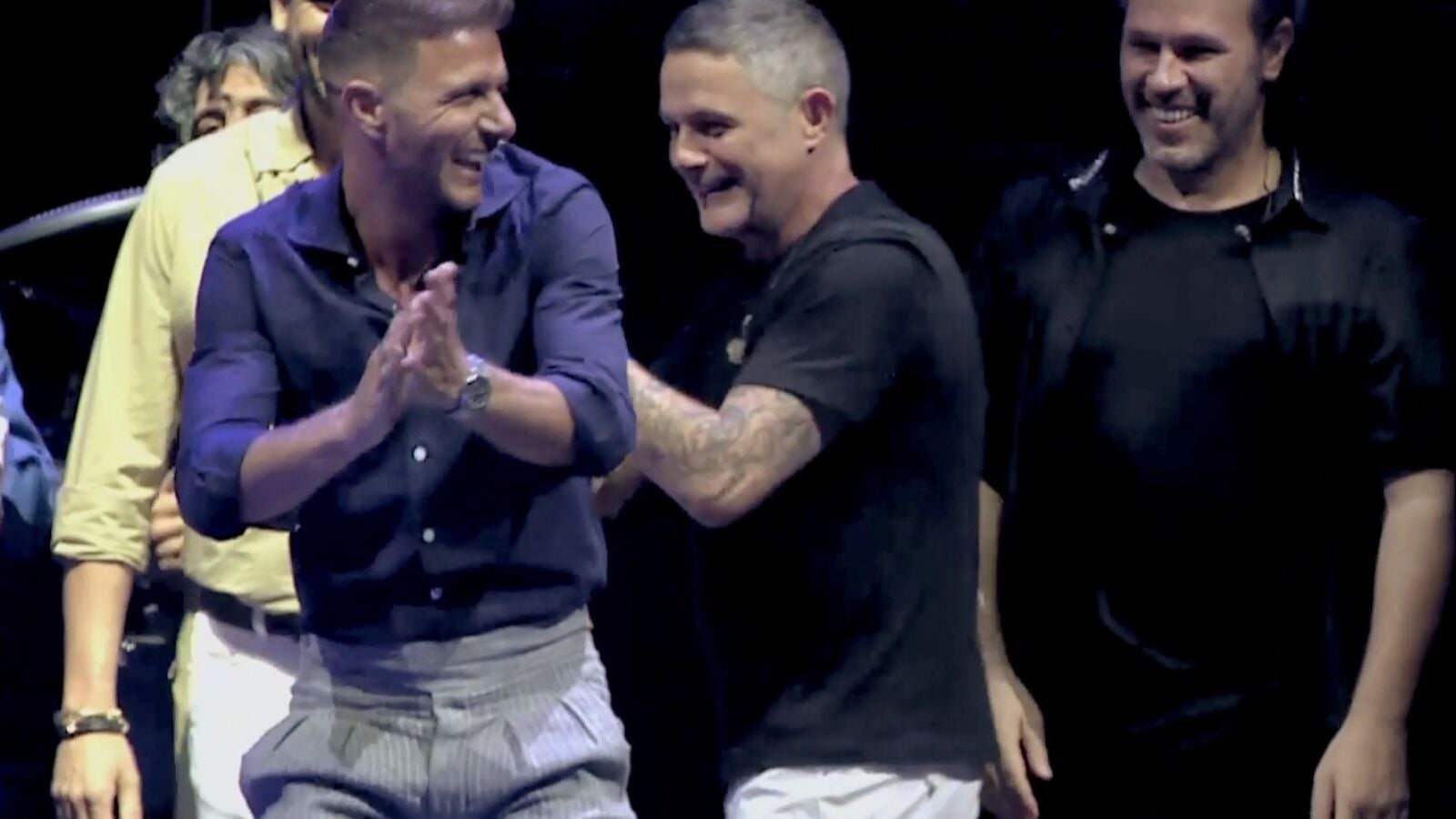 La aparición estelar de Joaquín en el concierto de Alejandro Sanz: “El sentido del humor me ha curado”