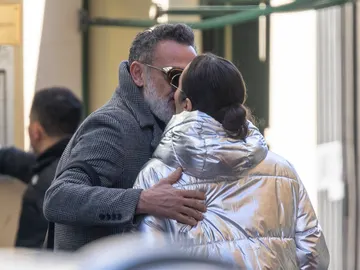 Ana Milán y su novio, Luis Gestal Garce, besándose Ana Milán y su novio, Luis Gestal Garce, besándose