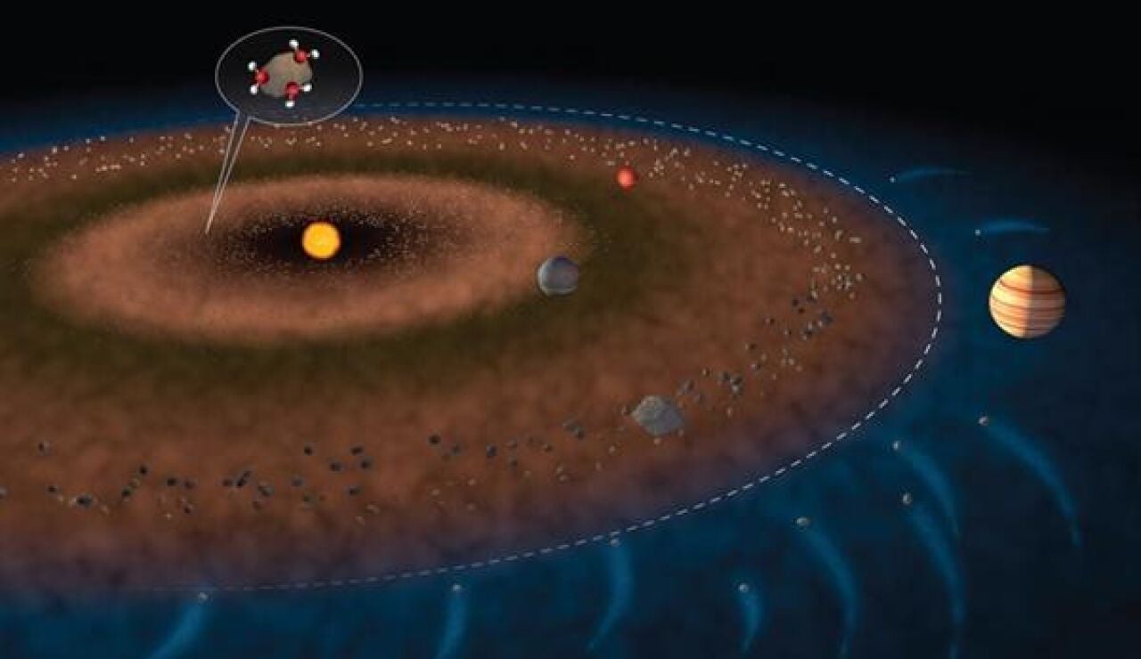 Cinturón de asteroides situados entre Marte y Júpiter