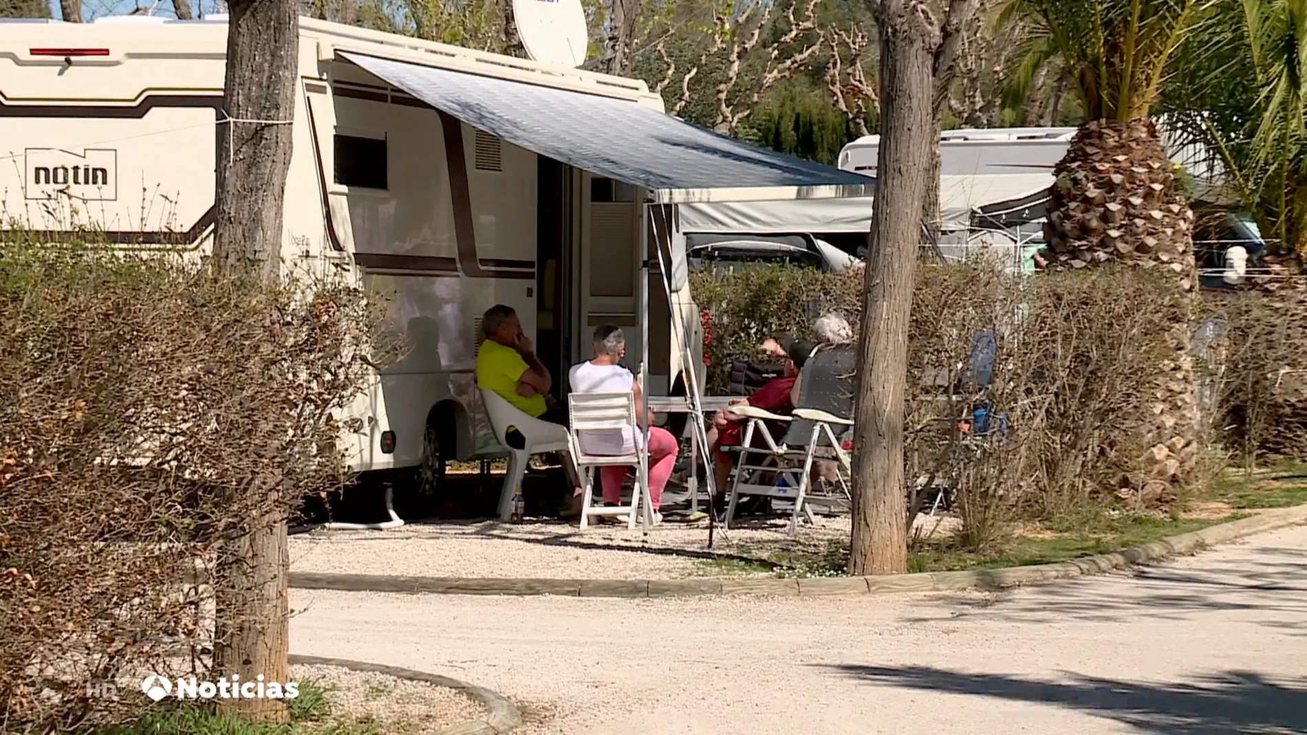 Los campings de España sobreviven al invierno gracias al turismo de los extranjeros jubilados