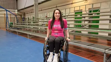 Nuria López, campeona en lanzamiento de peso