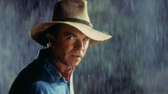 Sam Neill como Alan Grant en 'Jurassic Park'