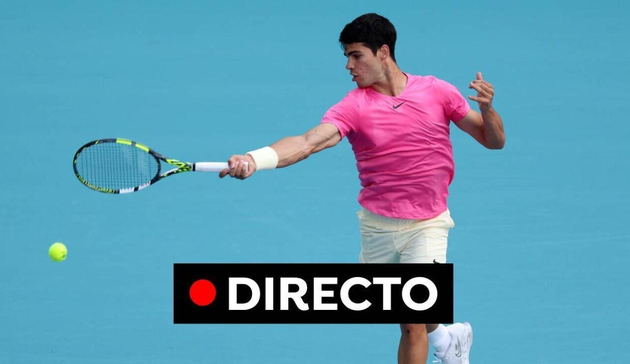 Carlos Alcaraz - Dusan Lajovic: partido del Masters 1.000 de Miami, en directo
