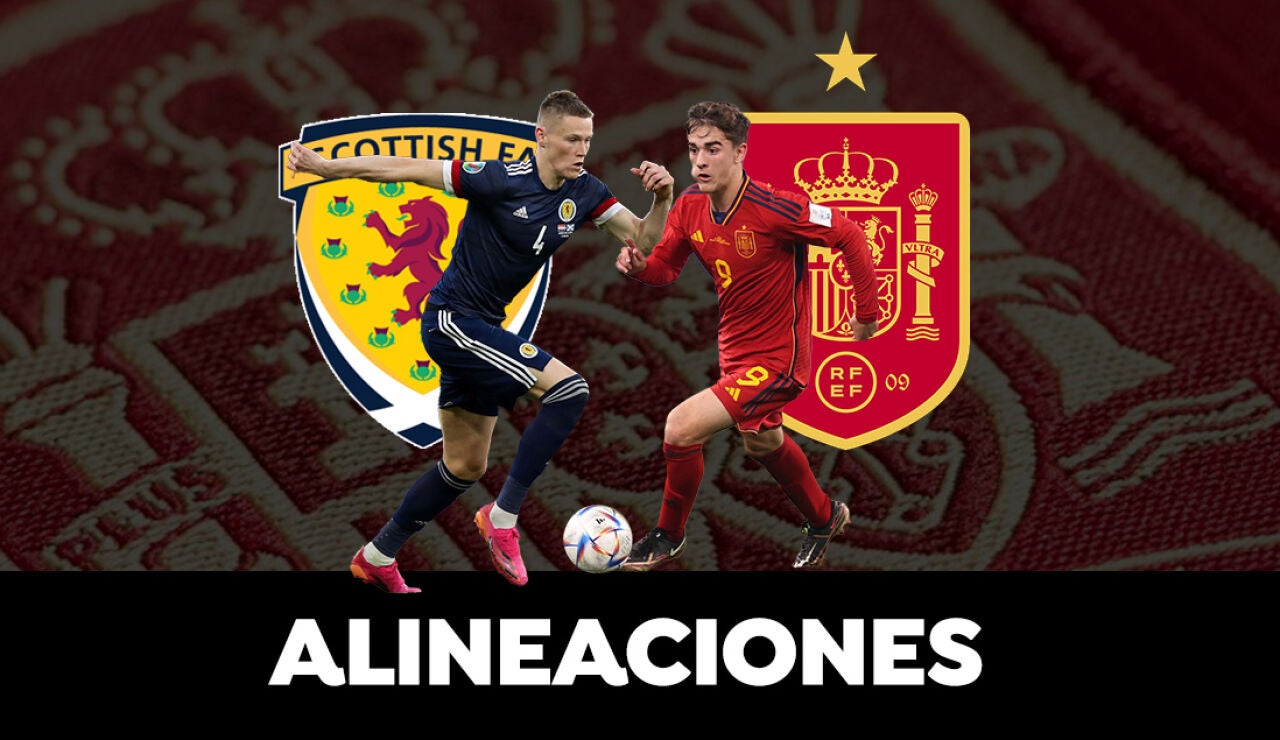 Escocia - España: posibles alineaciones del partido de clasificación para la Eurocopa 2024