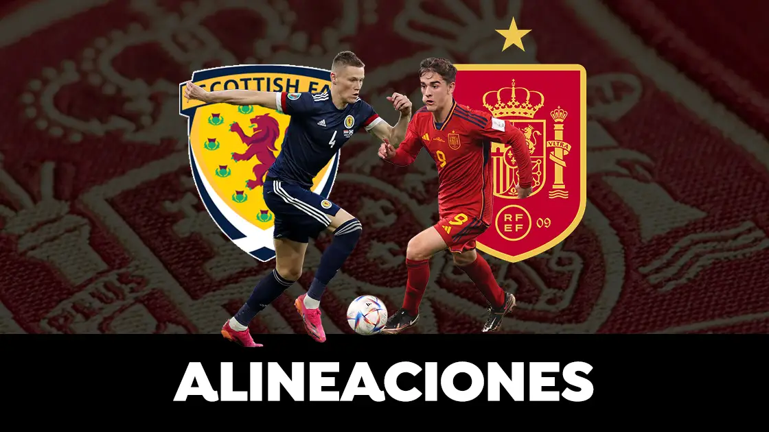 Escocia - España: posibles alineaciones del partido de clasificación para la Eurocopa 2024 Escocia - España: posibles alineaciones del partido de clasificación para la Eurocopa 2024