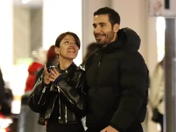 Miguel Ángel Silvestre y Angie Miguel Ángel Silvestre y Angie