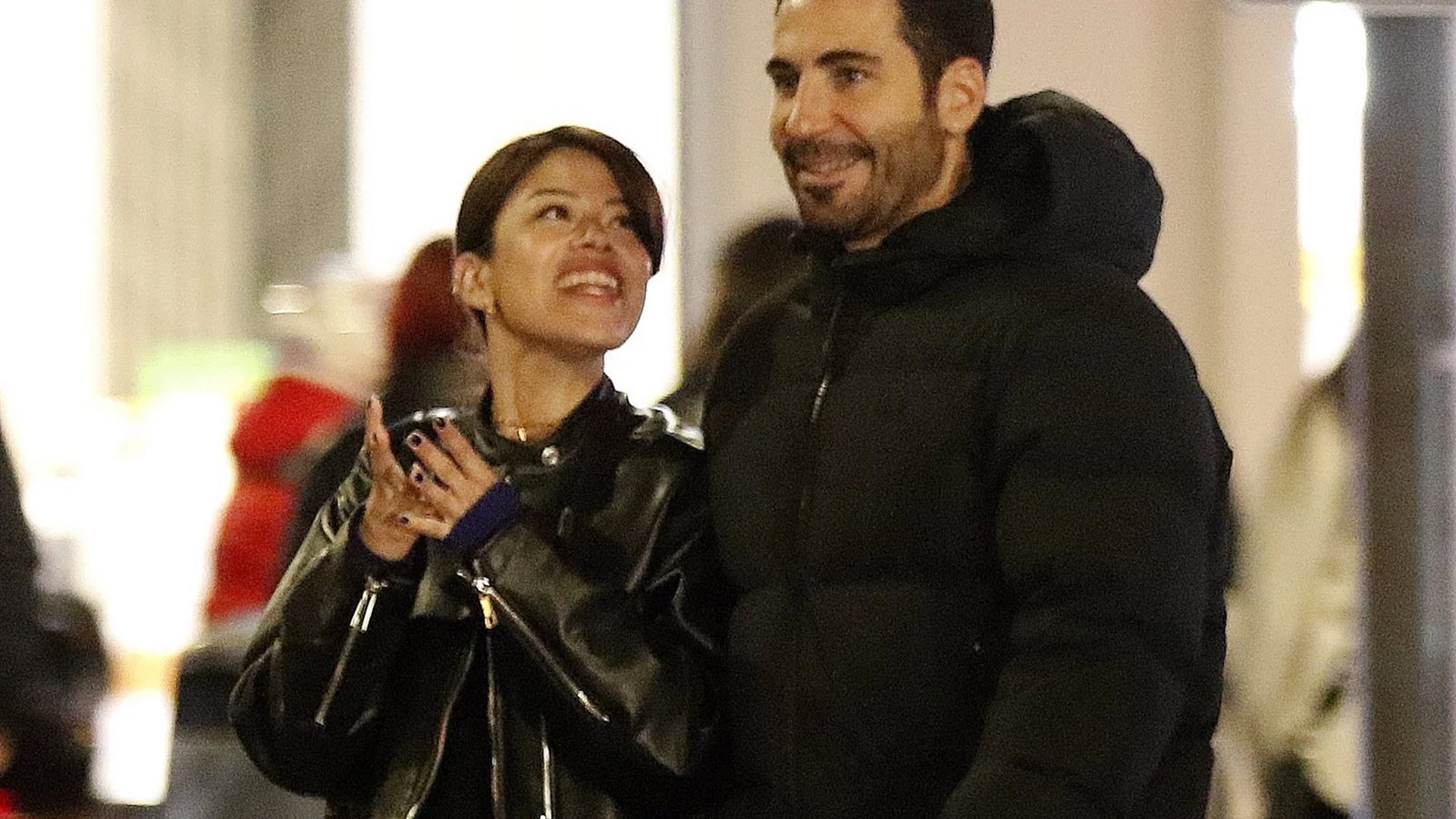 Miguel Ángel Silvestre y Angie Miguel Ángel Silvestre y Angie