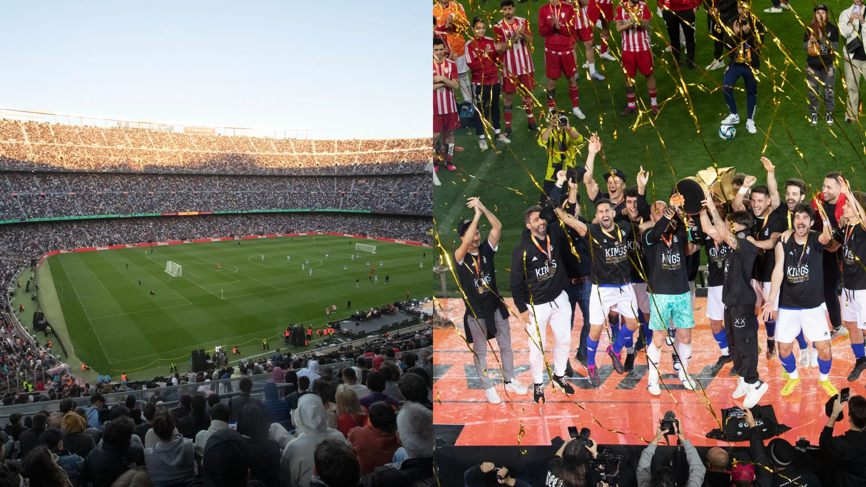 Finales de la Kings League en el Camp Nou Finales de la Kings League en el Camp Nou