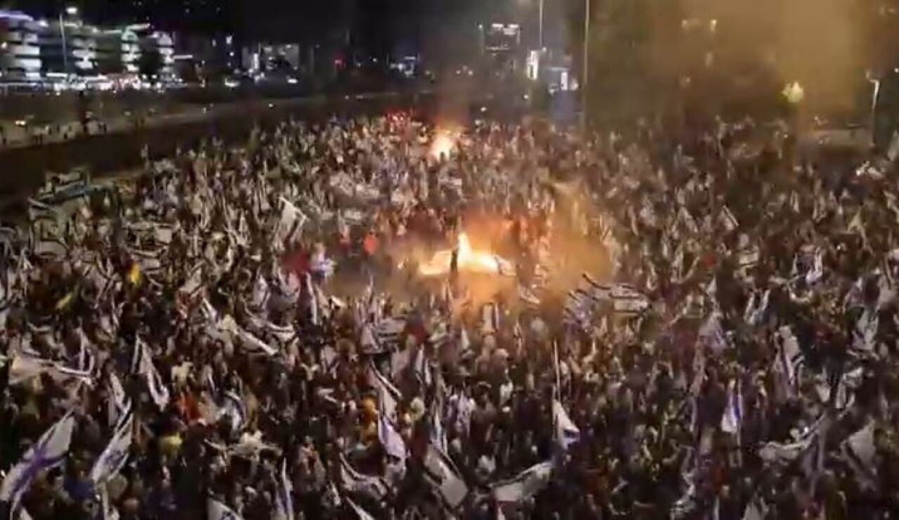 Manifestantes Israel