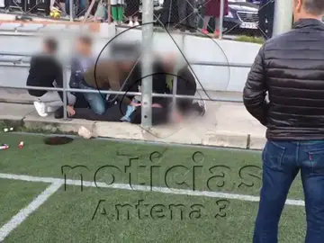 Detenida una mujer con dos armas en un partido en Alcobendas