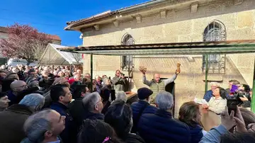 Festa da Uña en el barrio de San Lázaro de Santiago de Compostela Festa da Uña en el barrio de San Lázaro de Santiago de Compostela
