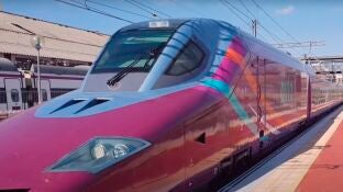 Imagen de archivo de un tren Avlo