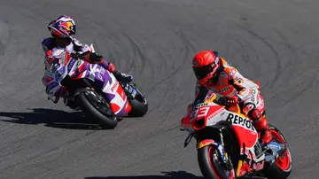 Jorge Martín y Marc Márquez, en el trazado de Portimao Jorge Martín y Marc Márquez, en el trazado de Portimao
