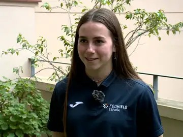 La deportista Clara Aznar La deportista Clara Aznar